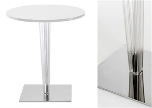 Kartell - Top Top for Dr. Yes Round Top with Square Pleated Leg and Base