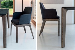 Bontempi Casa - Margot Chair (Wood Base) - QS