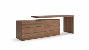 Pianca - Domino Desk Vanity and People Dresser - QS