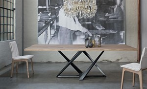 Bontempi Casa - Millennium Fixed Rectangle Table - 118in W
