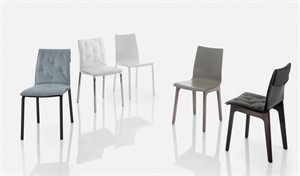 Bontempi Casa - Alfa Chair - Metal Legs with Cushion