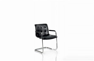Bontempi Casa - Kuga Chrome Chair (with Arm)