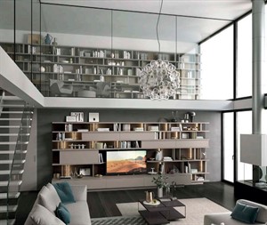 Turati - Triplo System TV Wall Unit